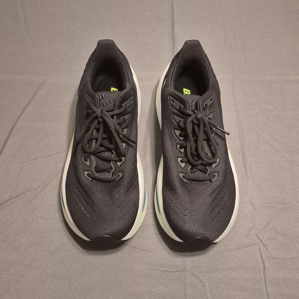 Brooks Glycerin Max 2 Men Size 9.5 Black Green Running Shoes Sneaker 1104791D091